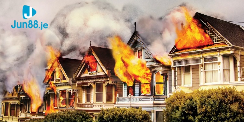 Mơ về một ngôi nhà bị hư hỏng sau một vụ cháy